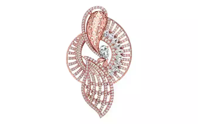 Women Pendants 3dm STL OBJ FBX Renders Details