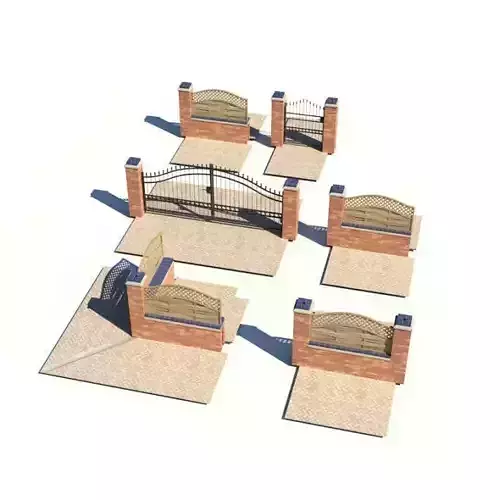 Exterior Fence Sidewalk