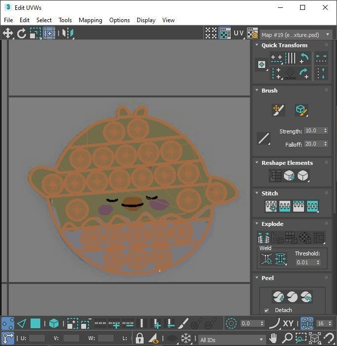 Easter Pop It Fidget Toys Set 3D model_18
