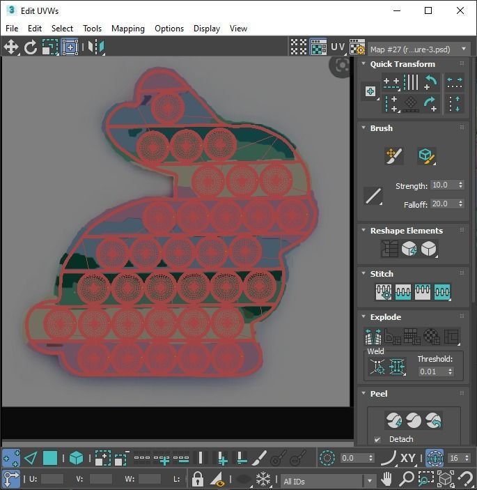 Easter Pop It Fidget Toys Set 3D model_42