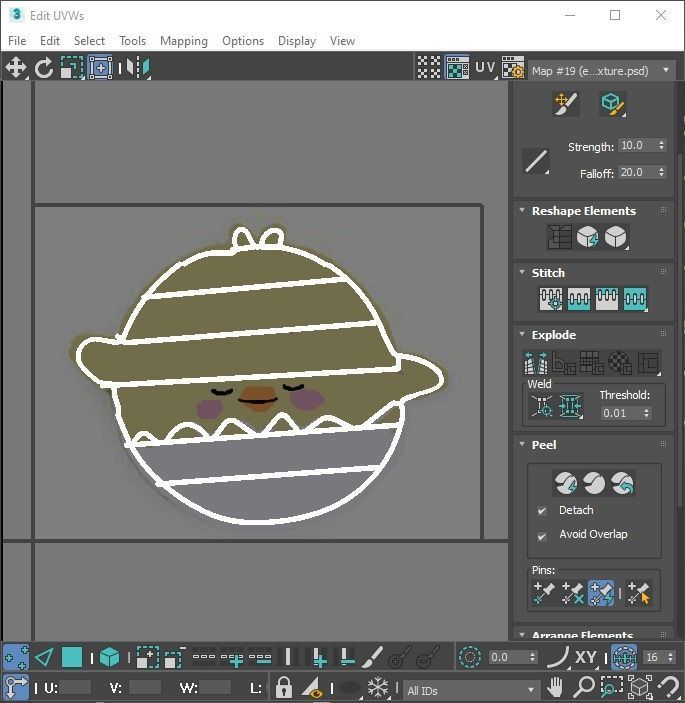 Easter Pop It Fidget Toys Set 3D model_19