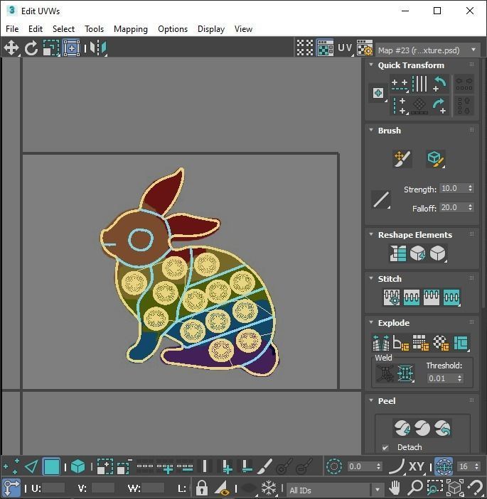 Easter Pop It Fidget Toys Set 3D model_17