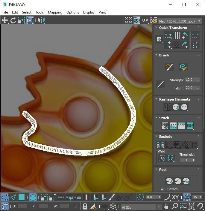 Easter Pop It Fidget Toys Set 3D model_47