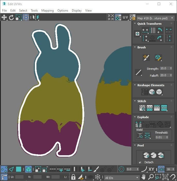 Easter Pop It Fidget Toys Set 3D model_43