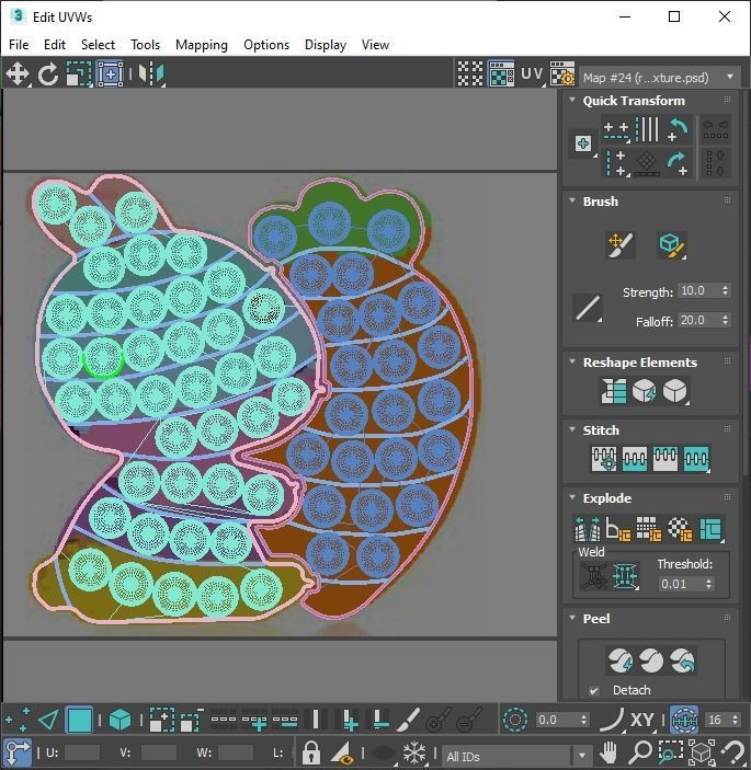 Easter Pop It Fidget Toys Set 3D model_24