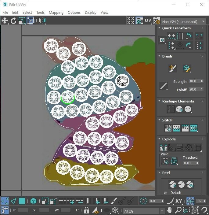 Easter Pop It Fidget Toys Set 3D model_26