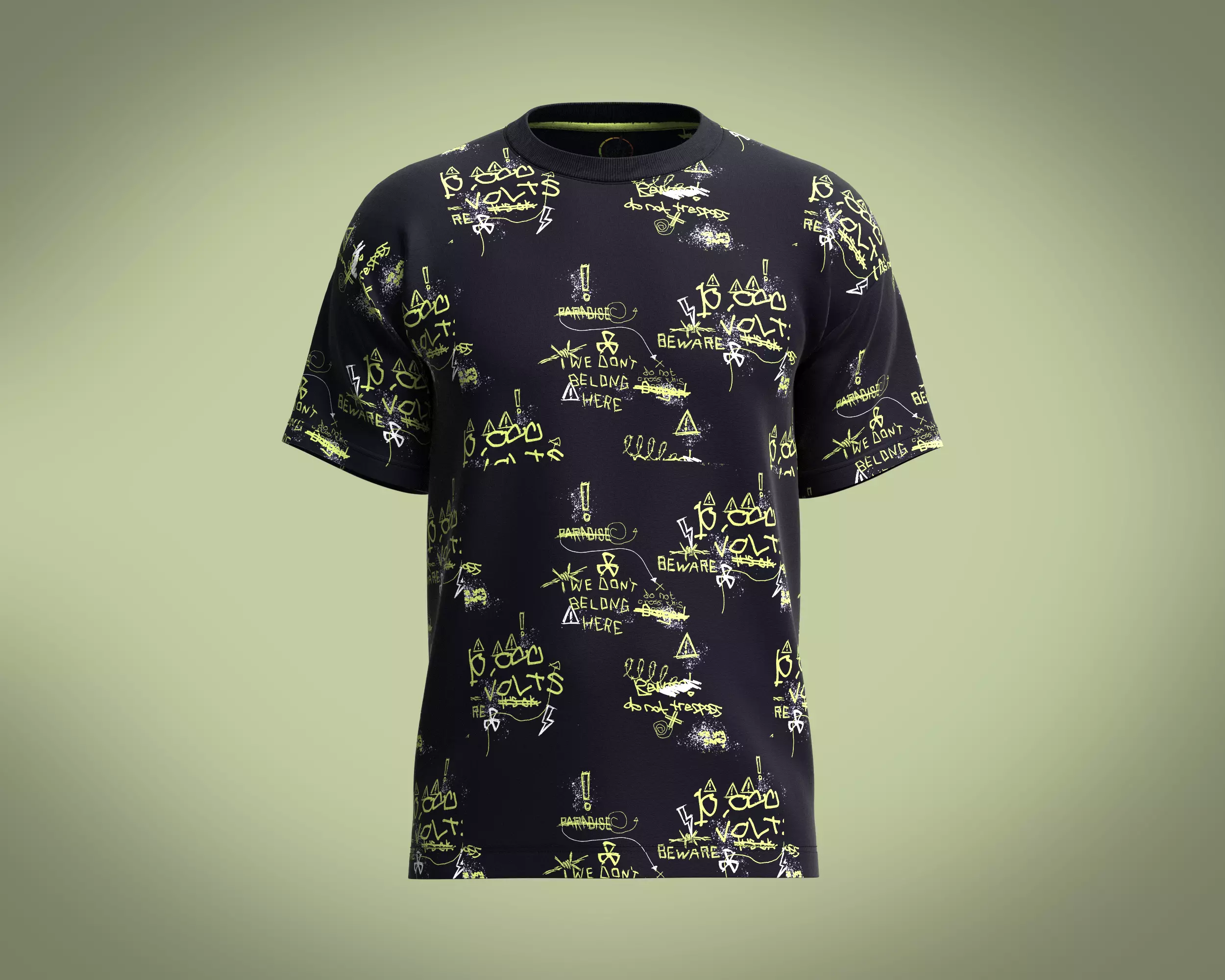 T Shirt- AOP 3D model_0