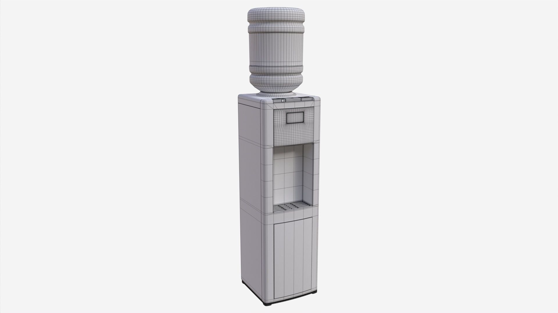 Top Load Water Dispenser 02 3D model_5
