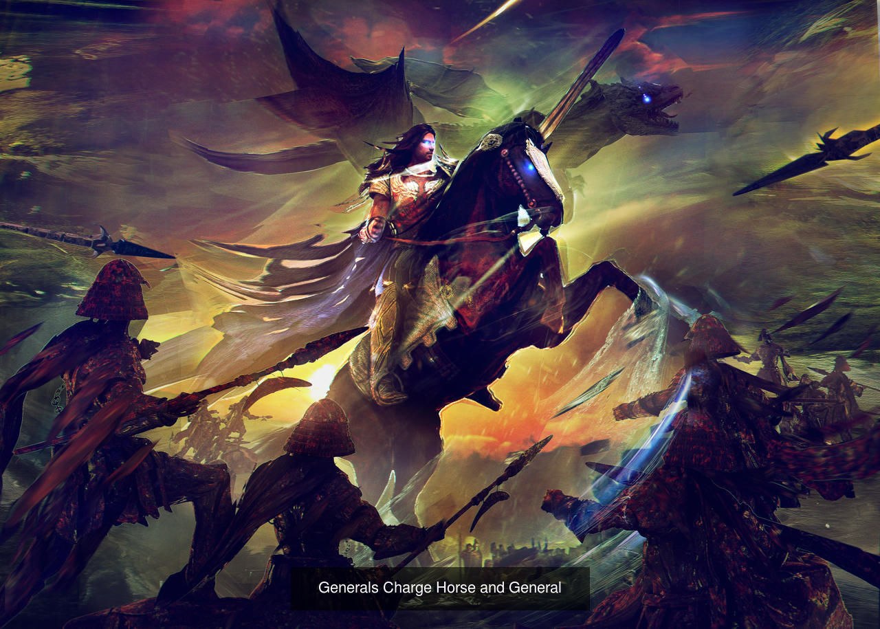 Horse collection 1 bird flying in sky _3