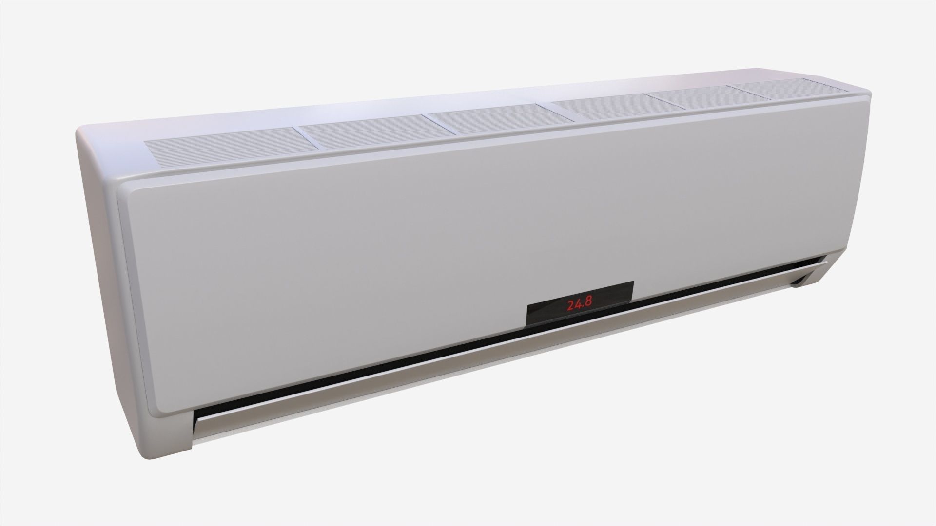 Wall mounted conditioner 3D model_1