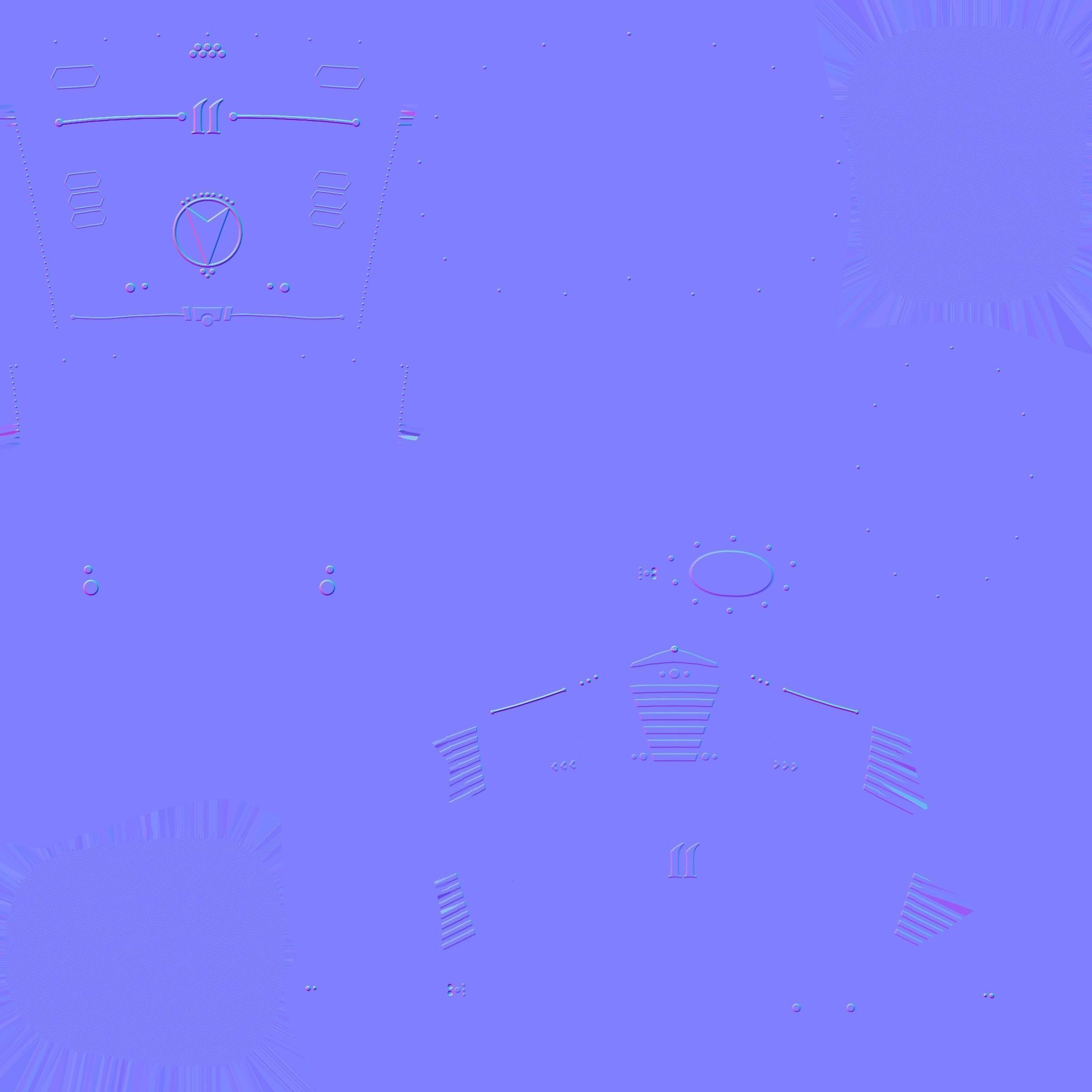 Jetpack J01 White Blue - SciFi Character Design Low-poly 3D model_27