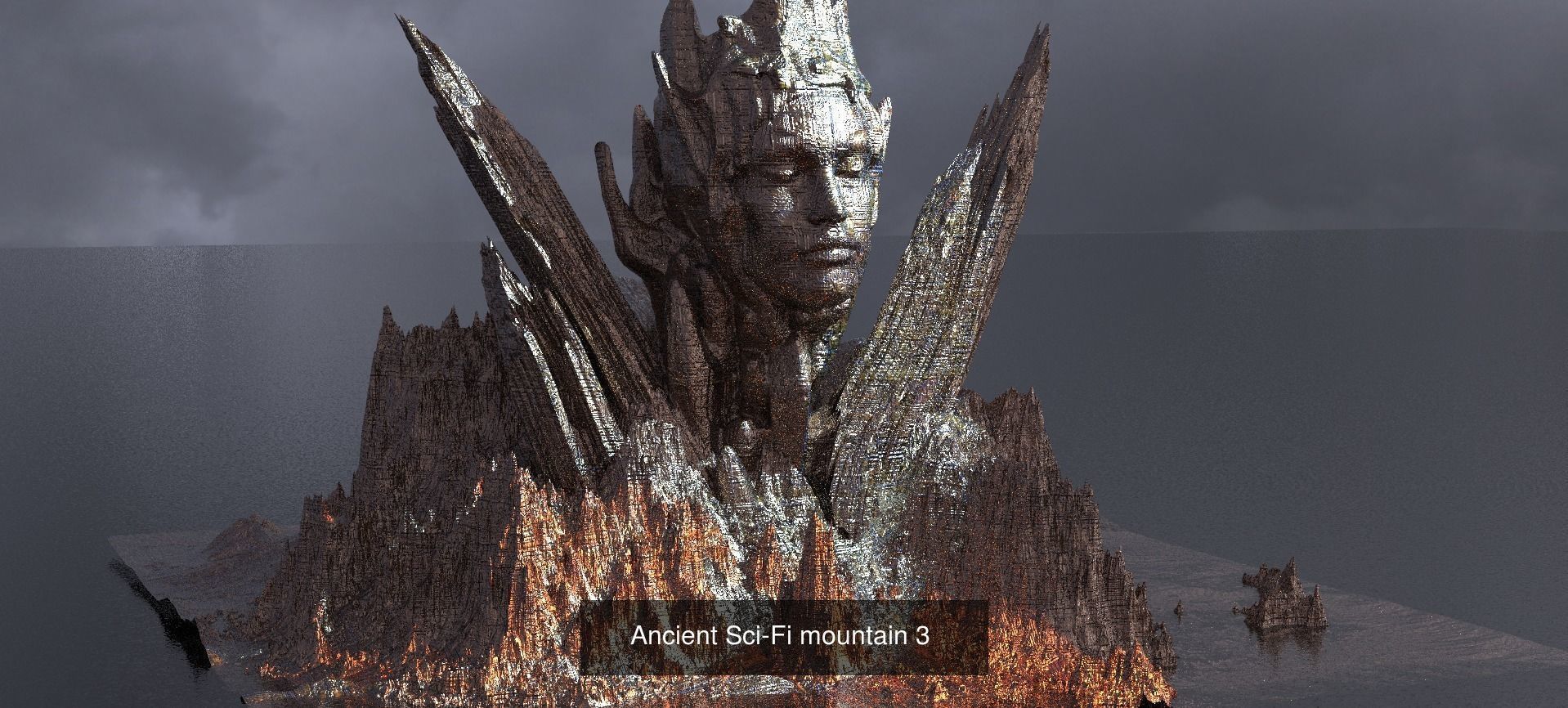 Mountain collection 1 series of showing castle _14