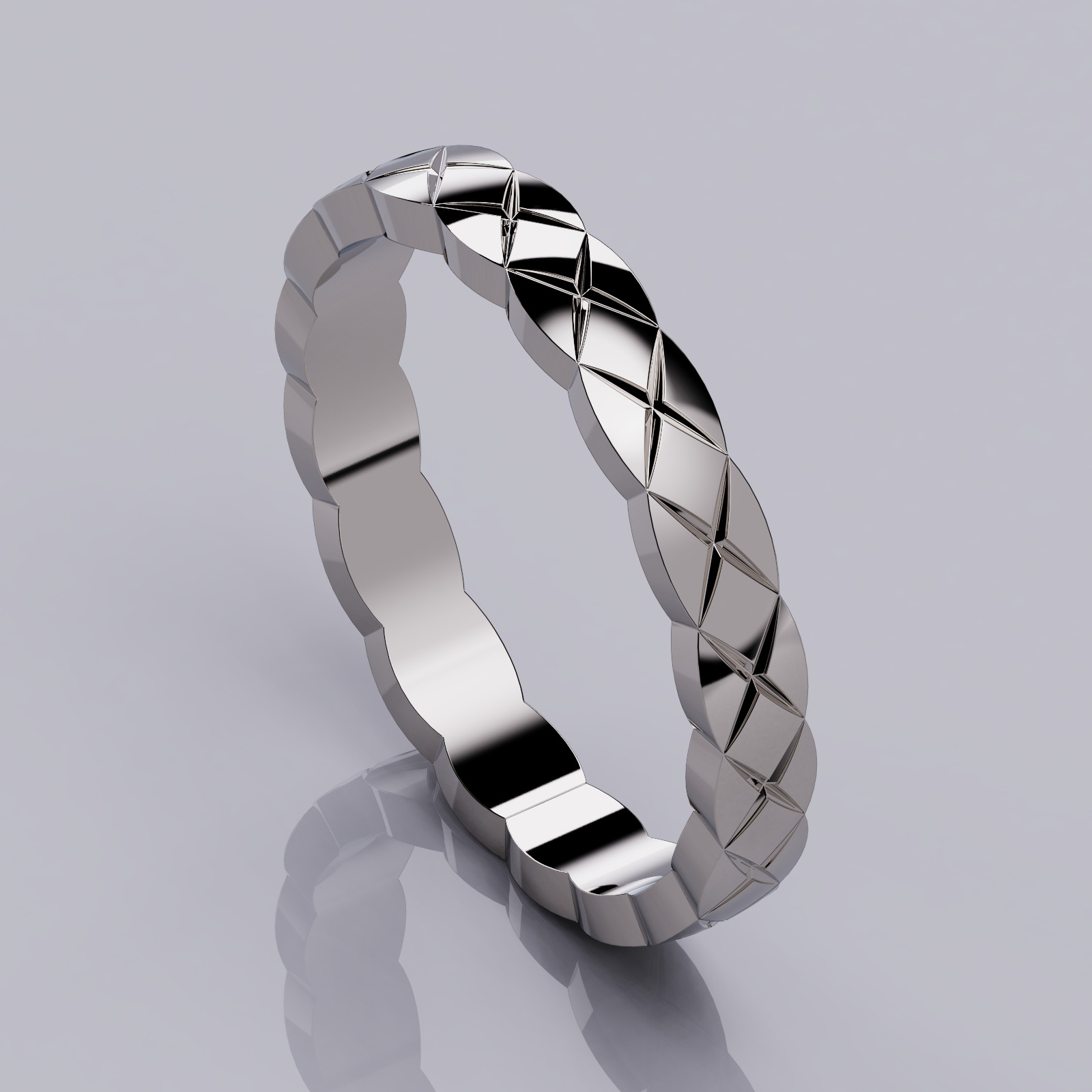 Coco Crush Style Rings Collection All Sizes 3mm 3D print model_4