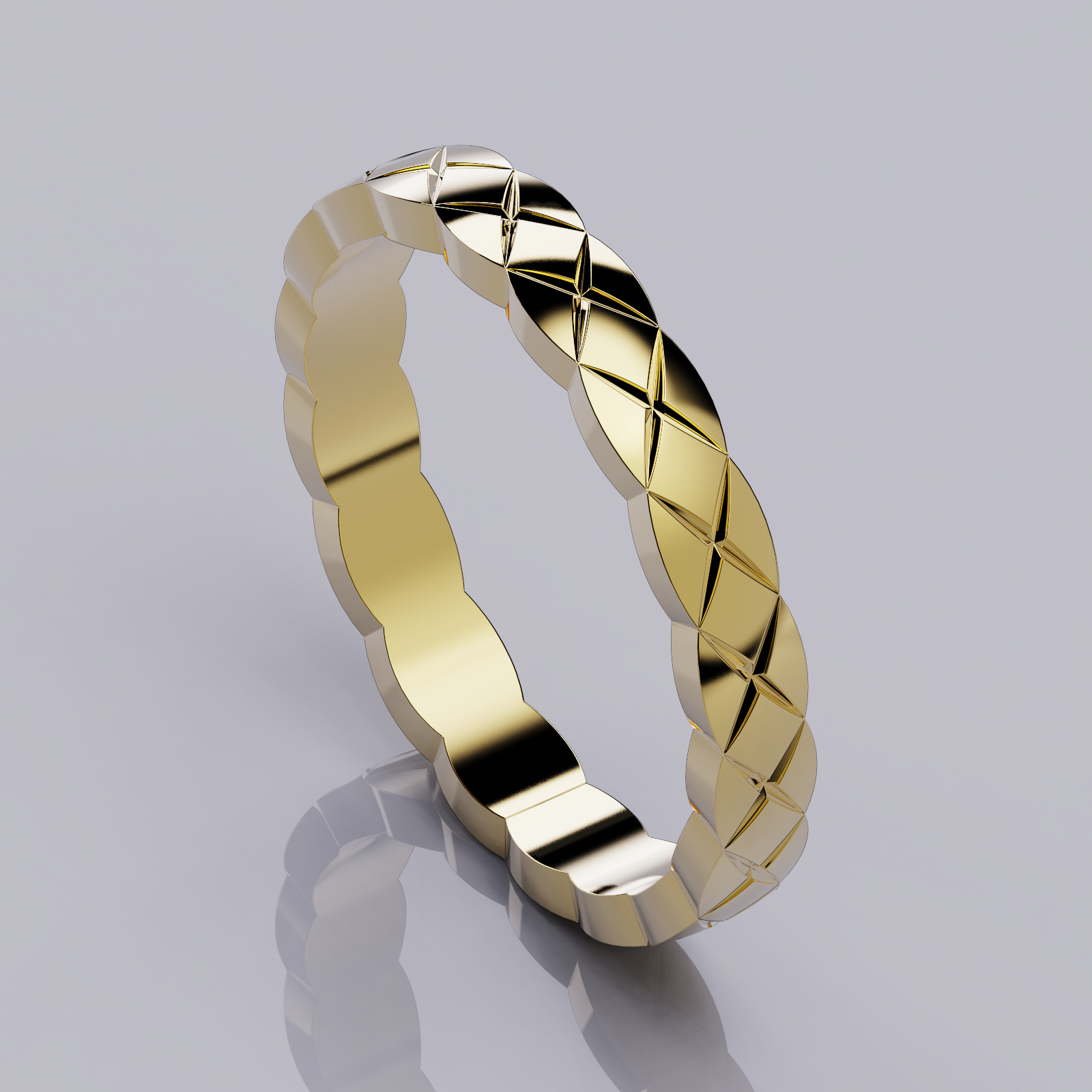 Coco Crush Style Rings Collection All Sizes 3mm 3D print model_7