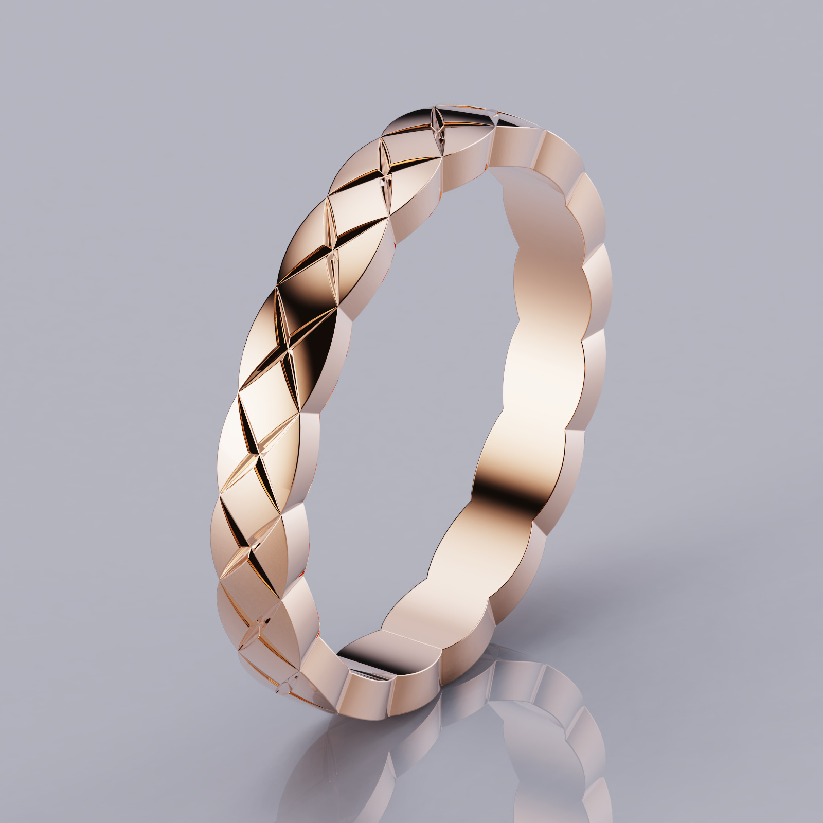 Coco Crush Style Rings Collection All Sizes 3mm 3D print model_2