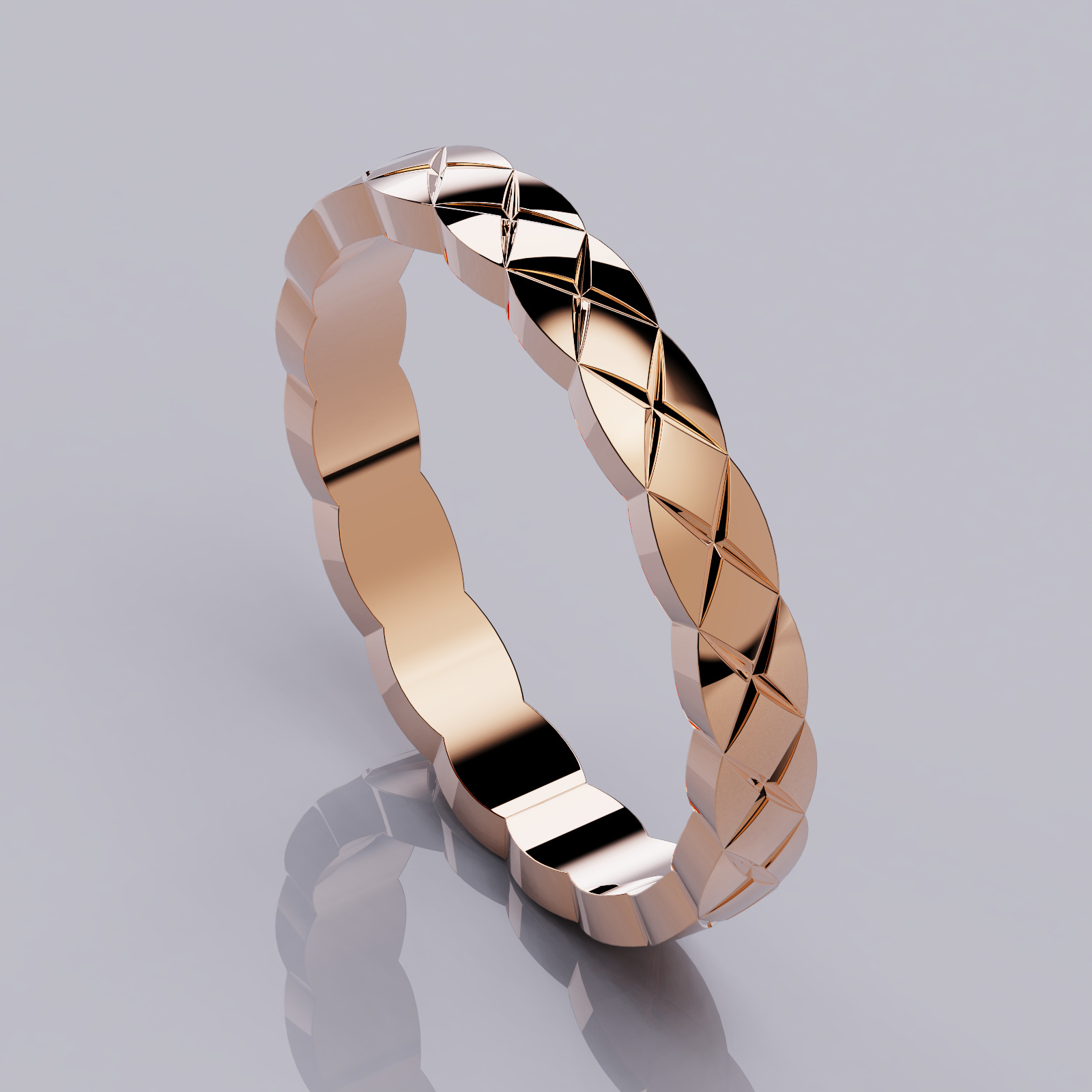 Coco Crush Style Rings Collection All Sizes 3mm 3D print model_6