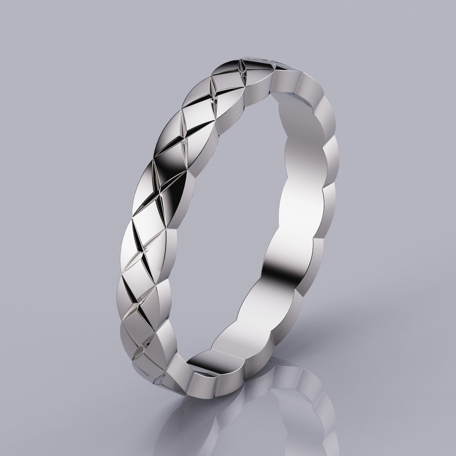 Coco Crush Style Rings Collection All Sizes 3mm 3D print model_5