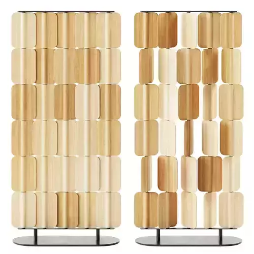 Patch PA 0118 Self Standing Acoustic Divider by True Design 3D model