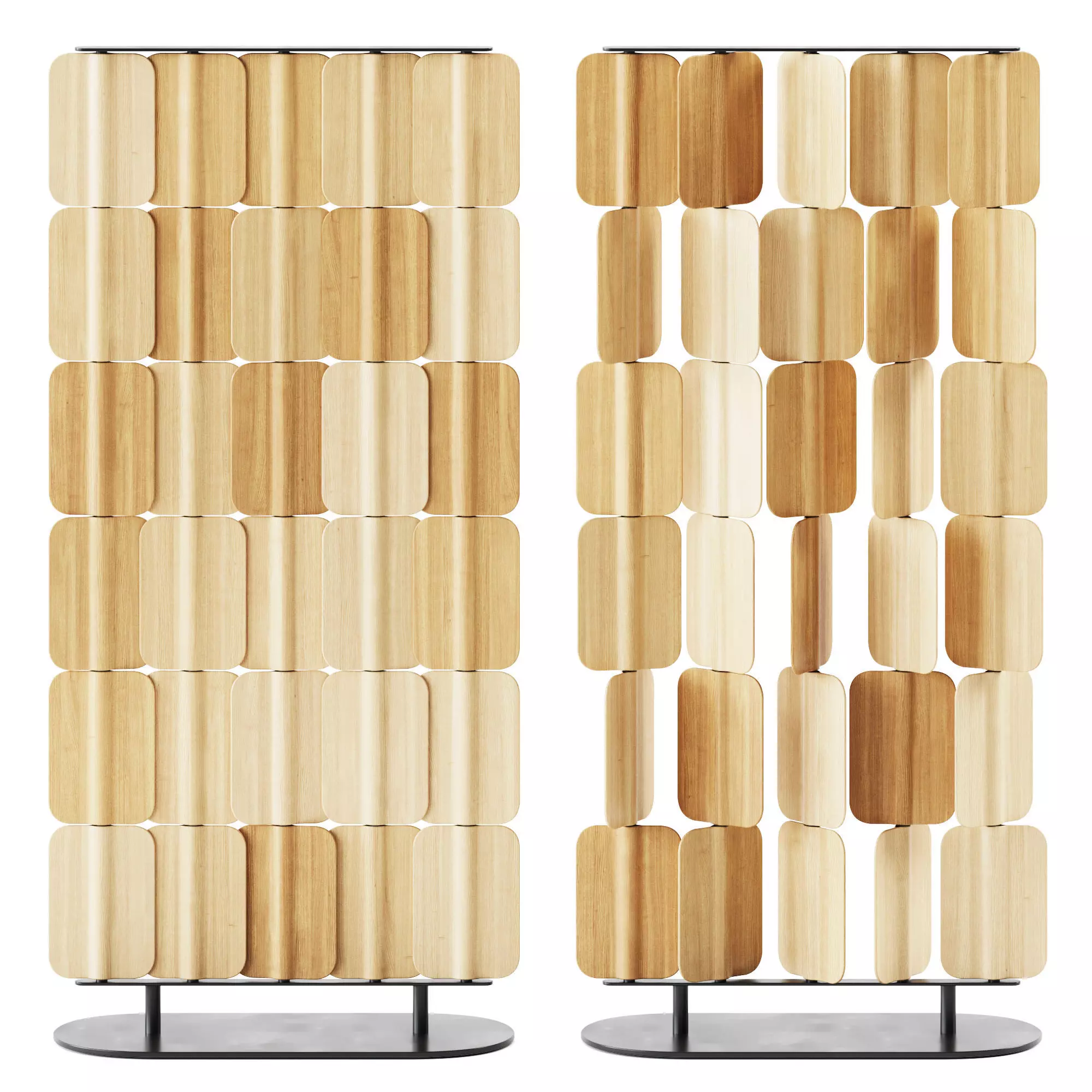 Patch PA 0118 Self Standing Acoustic Divider by True Design 3D model_0