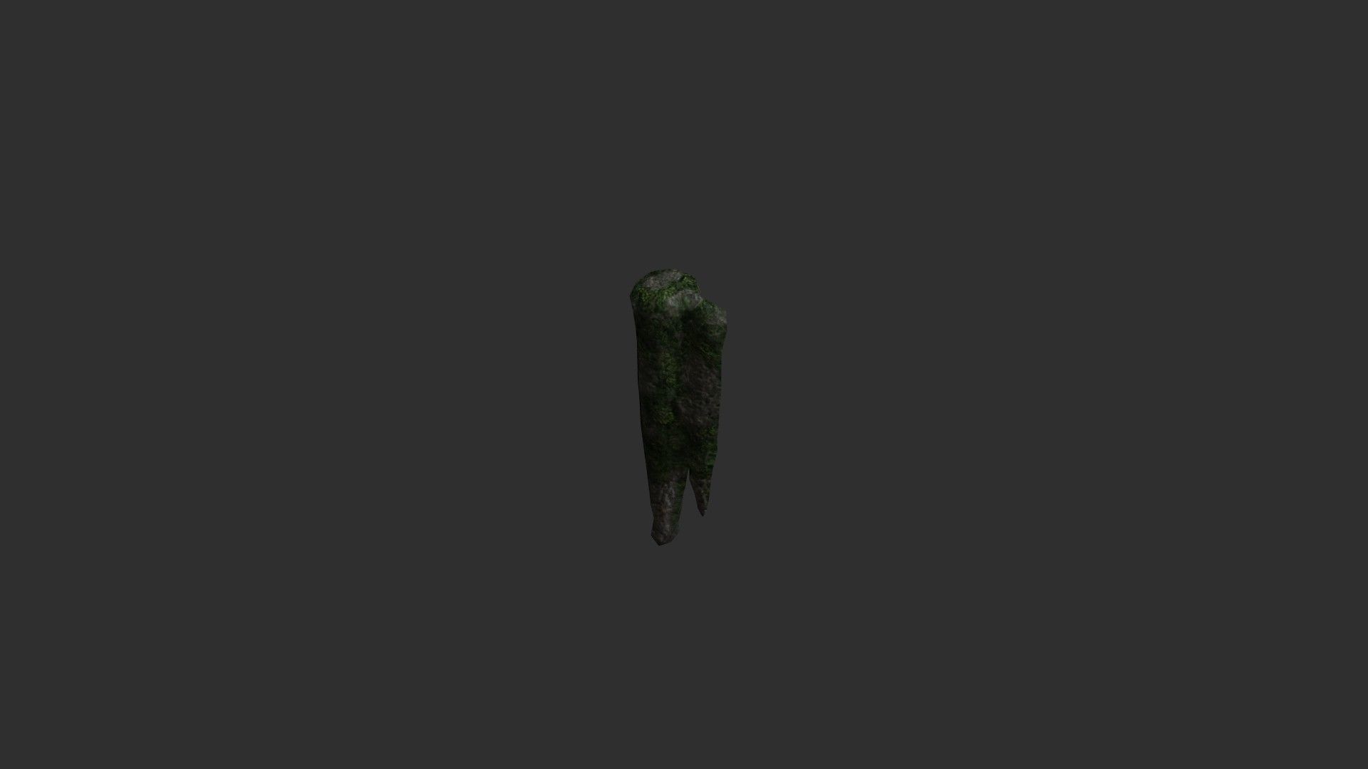 Cave Rock Pack 1 - Moss 2 Low-poly 3D model_9