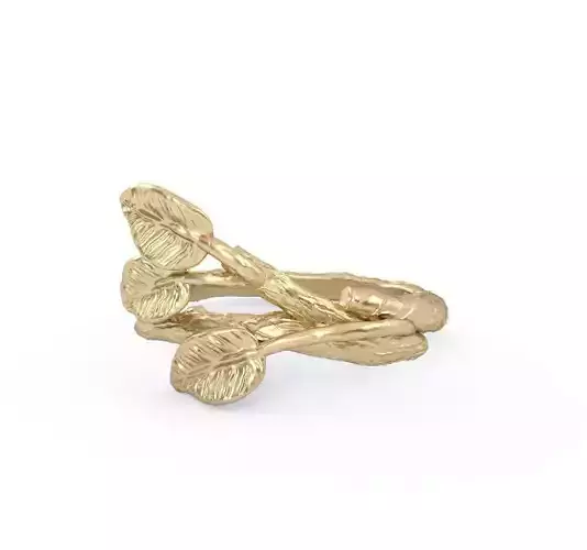Leaf  Wedding Ring