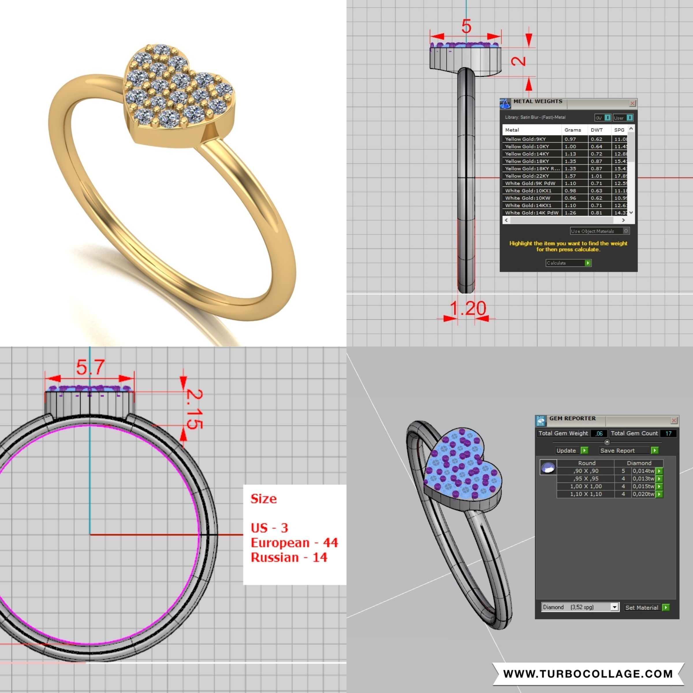Big collection of designed rings for manufacturing 3D print model_11
