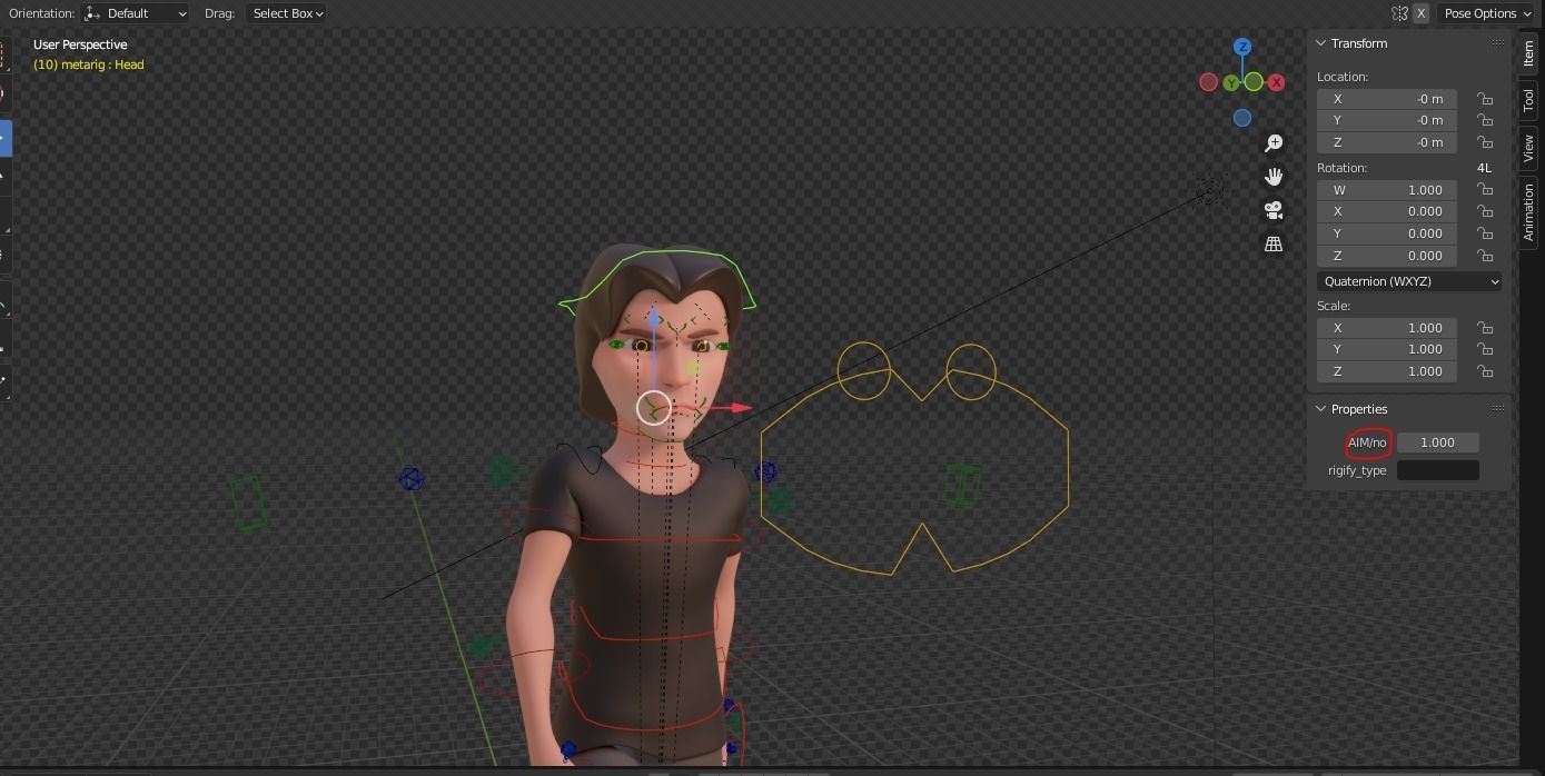 Boy Character Rigged Cartoon Blender - Man Low-poly 3D model_25