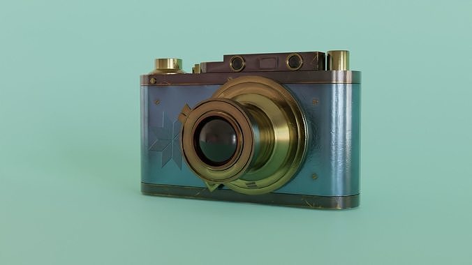 Digital Camera Model   Low-poly 3D model