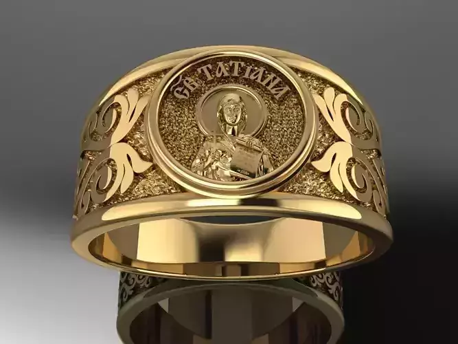 Designer ring svt Tatiana 3D print model
