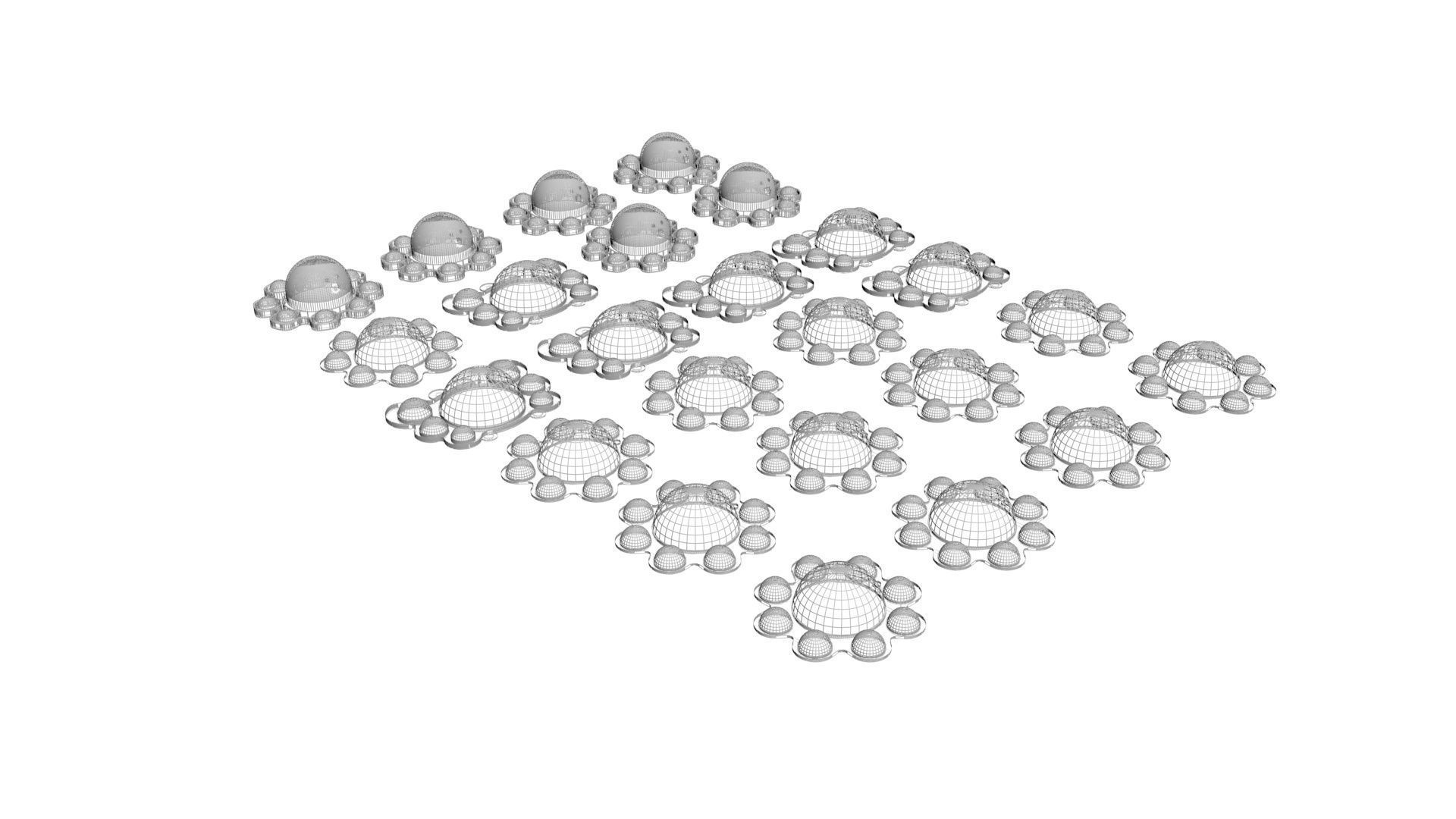 Animal Reversible Pop It Fidget Toys Set 3D model_19