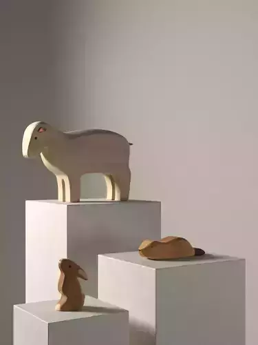 Wooden Animals Toys