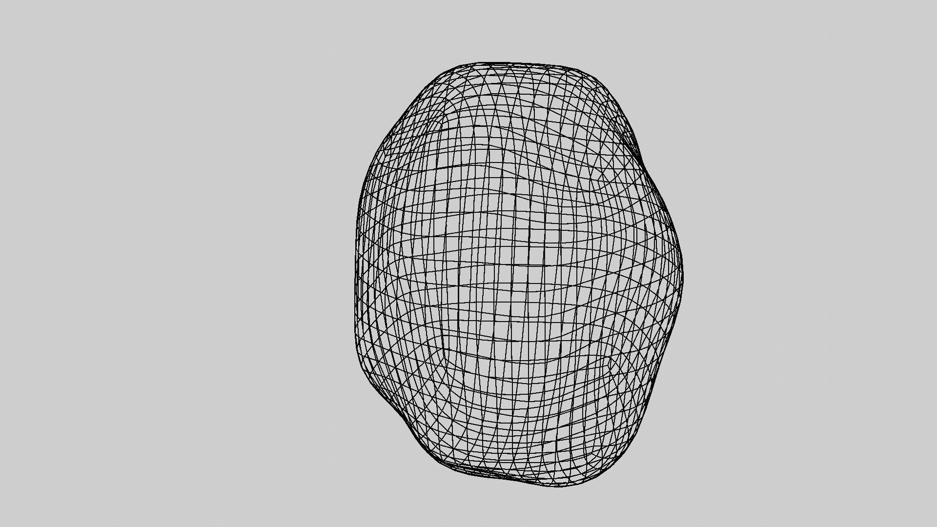 Potato Low-poly 3D model_4