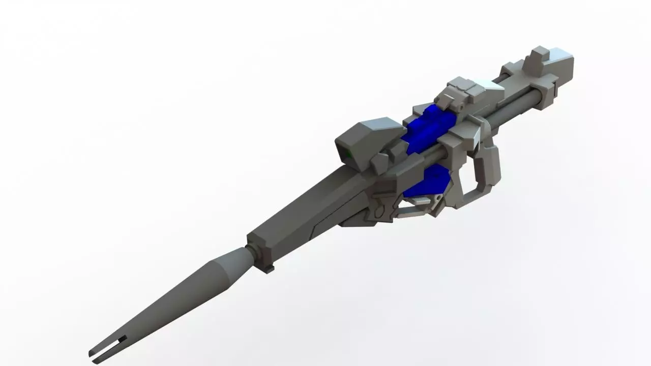 Gundam unicorn beam magnum - human size 3D print model_0