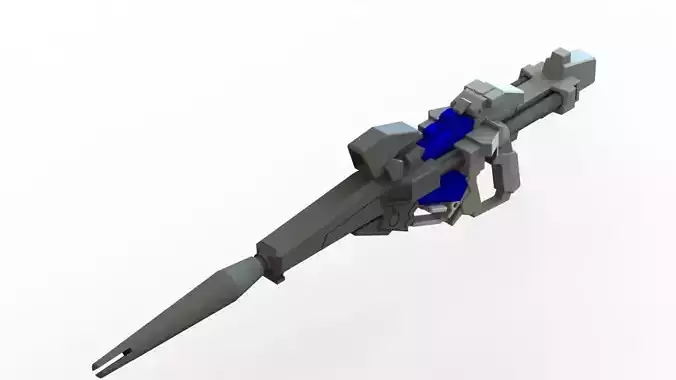 Gundam unicorn beam magnum - human size 3D print model