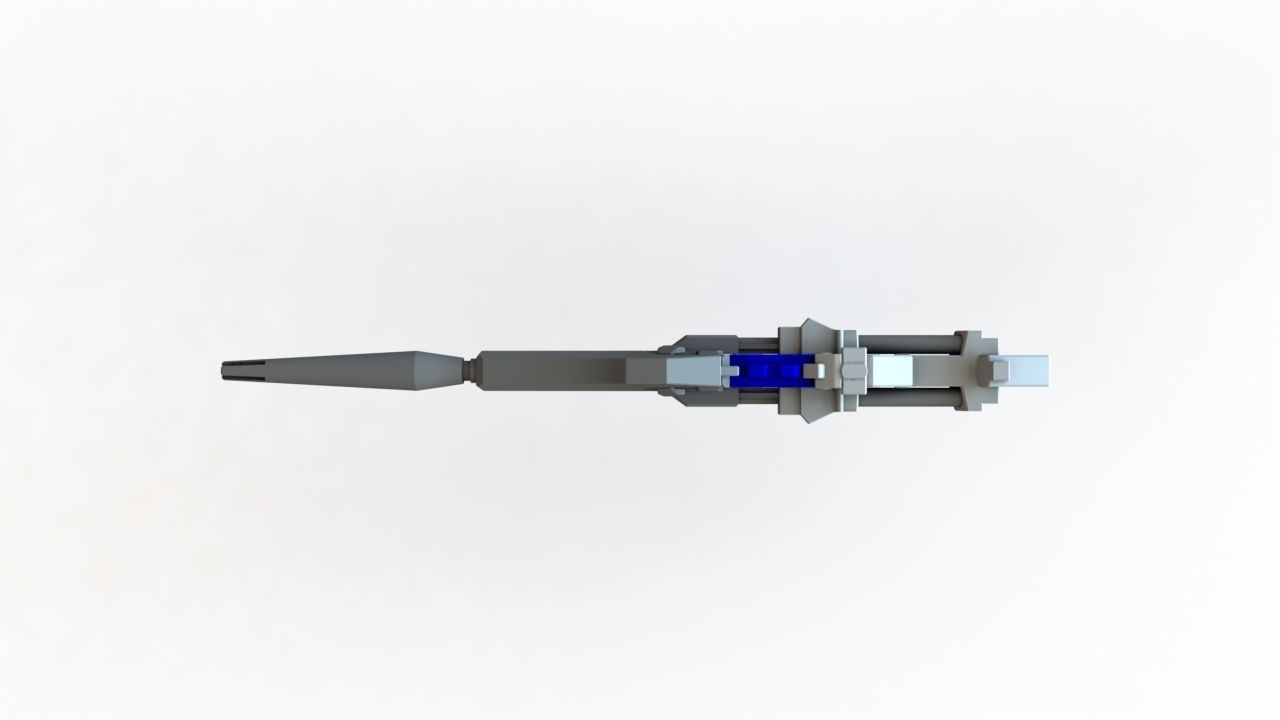 Gundam unicorn beam magnum - human size 3D print model_11