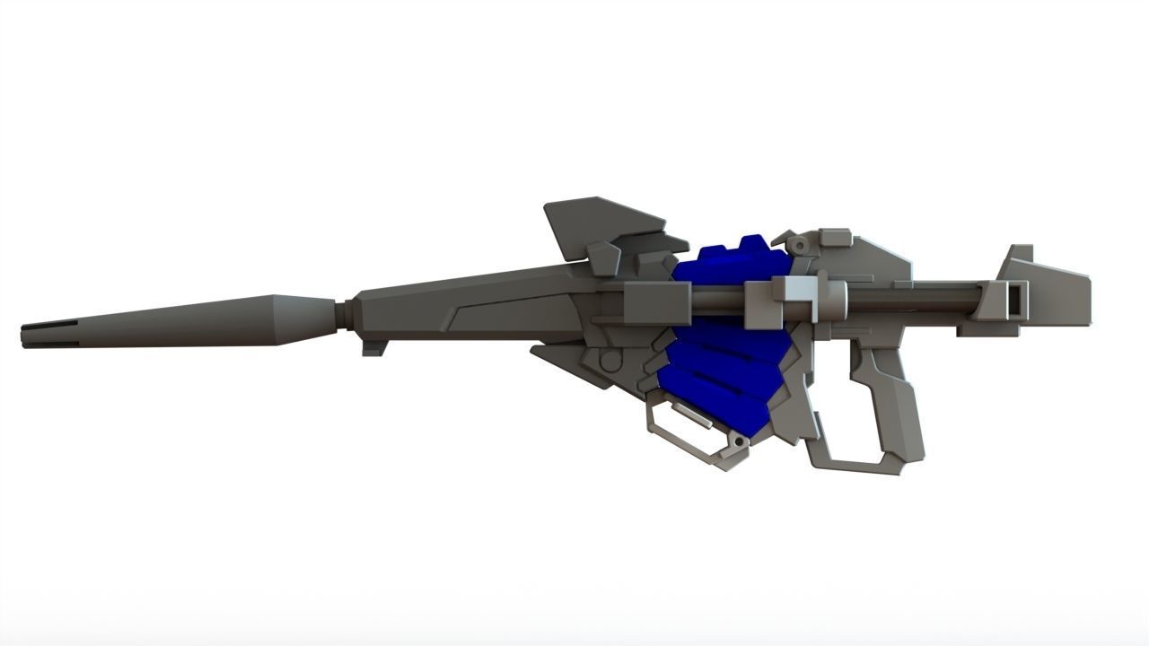 Gundam unicorn beam magnum - human size 3D print model_13