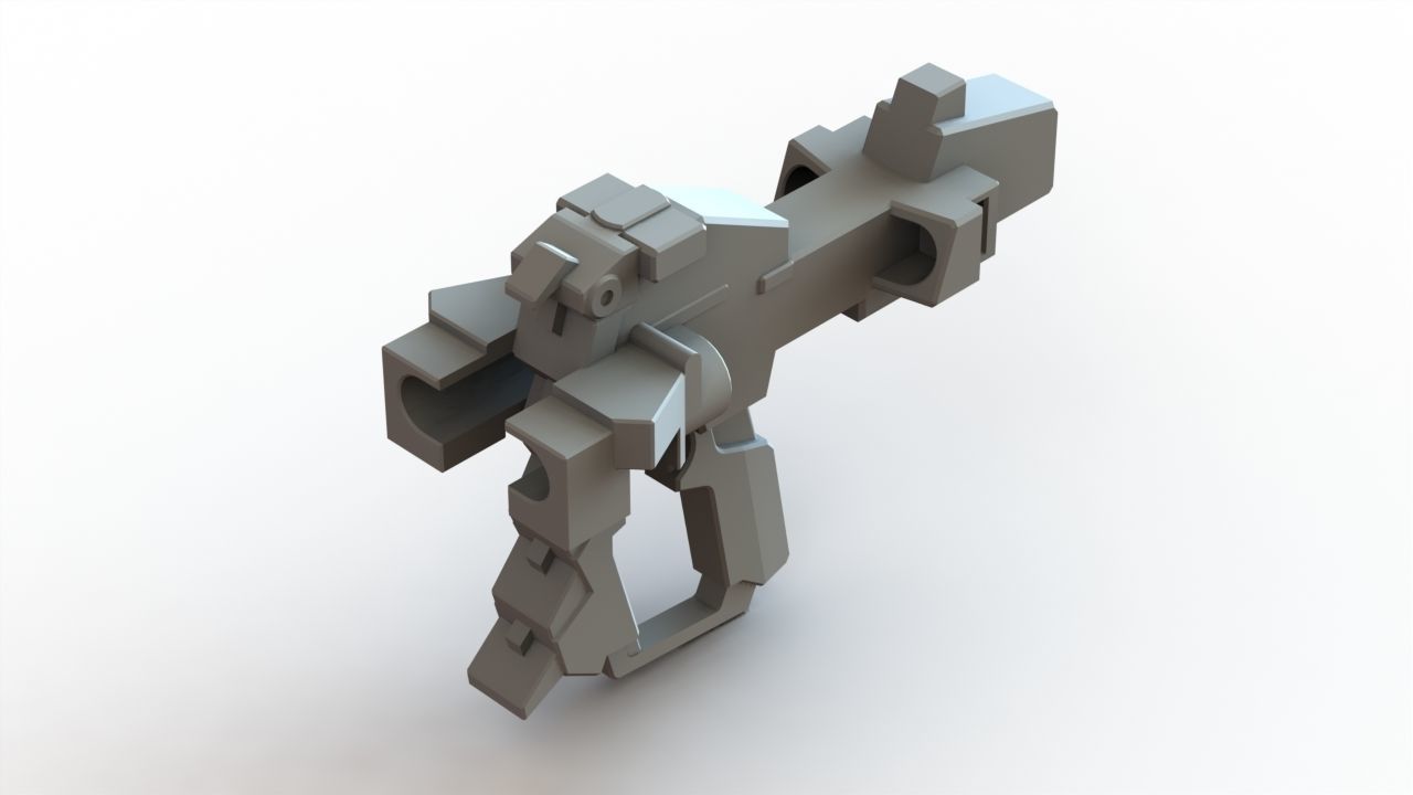 Gundam unicorn beam magnum - human size 3D print model_28