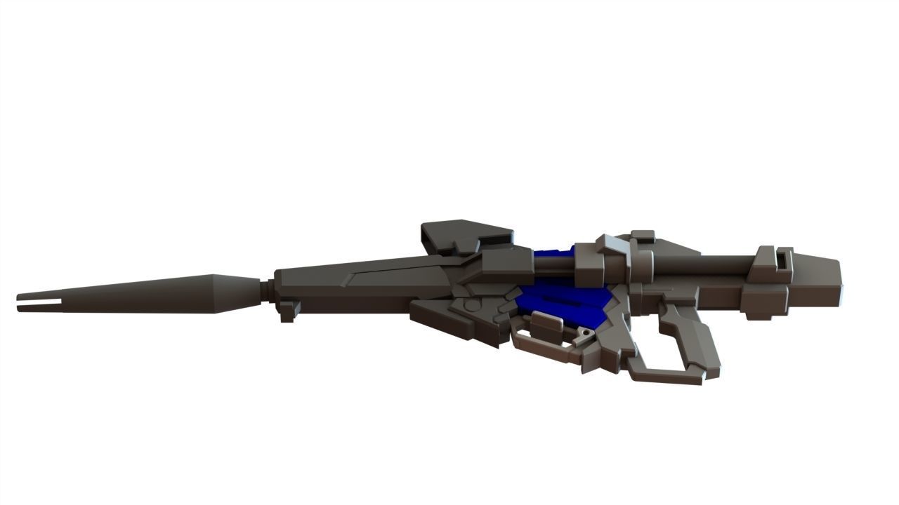 Gundam unicorn beam magnum - human size 3D print model_16