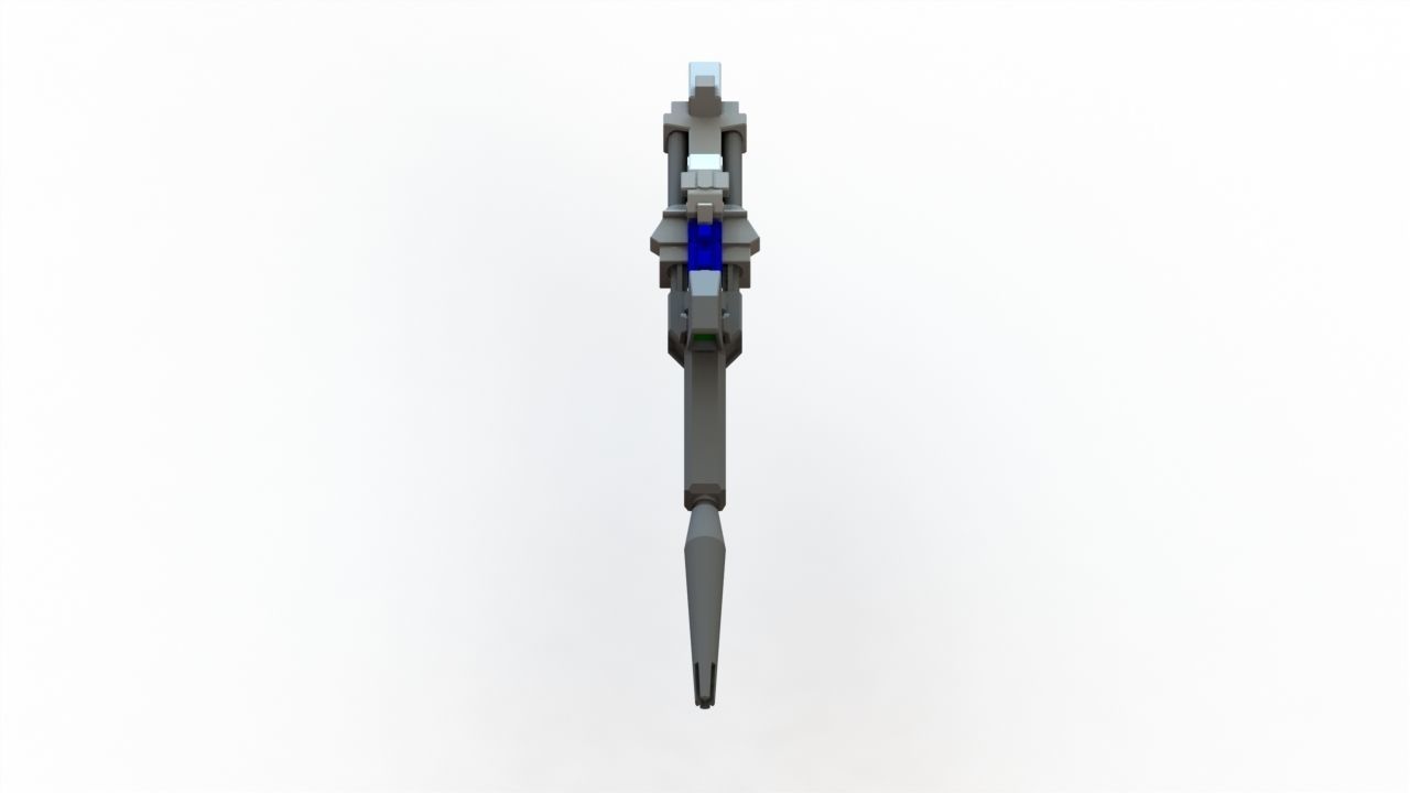 Gundam unicorn beam magnum - human size 3D print model_20