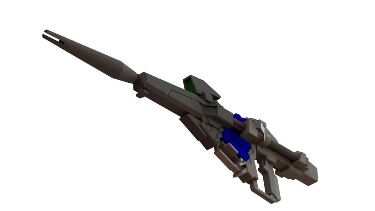 Gundam unicorn beam magnum - human size 3D print model_18