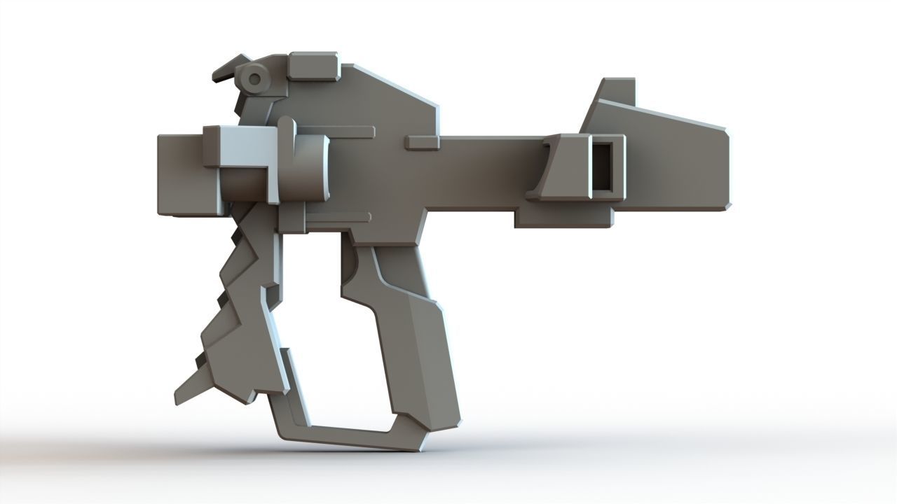 Gundam unicorn beam magnum - human size 3D print model_27