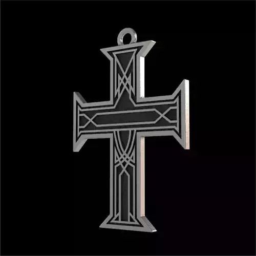 TRIBAL CROSS PENDANT