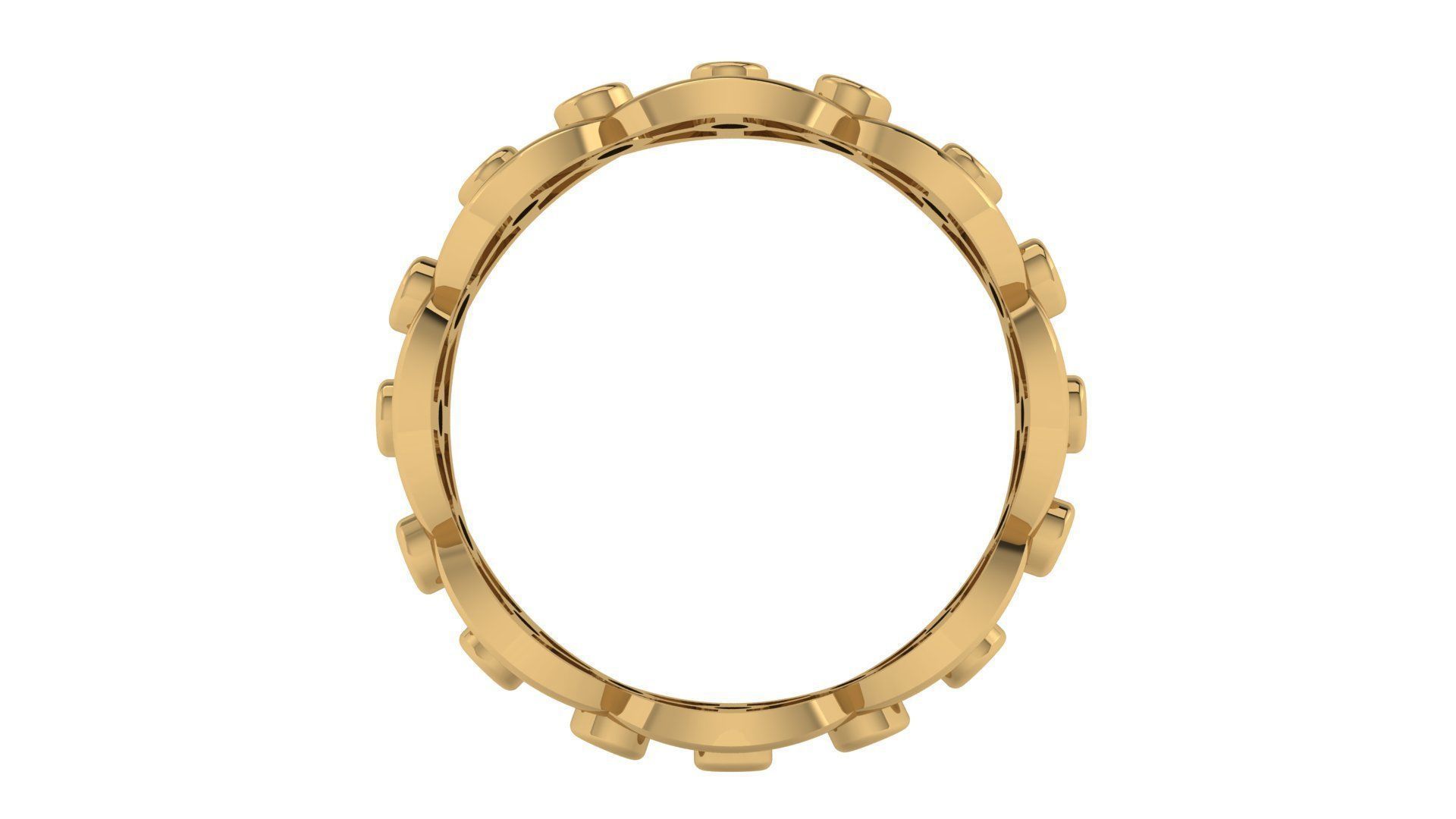 Plain Band ring  41 3D print model_2