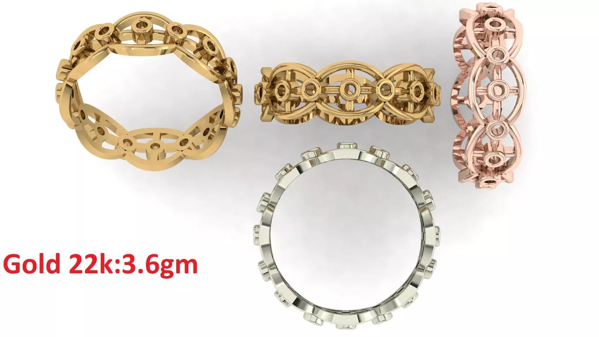 Plain Band ring  41 3D print model_0