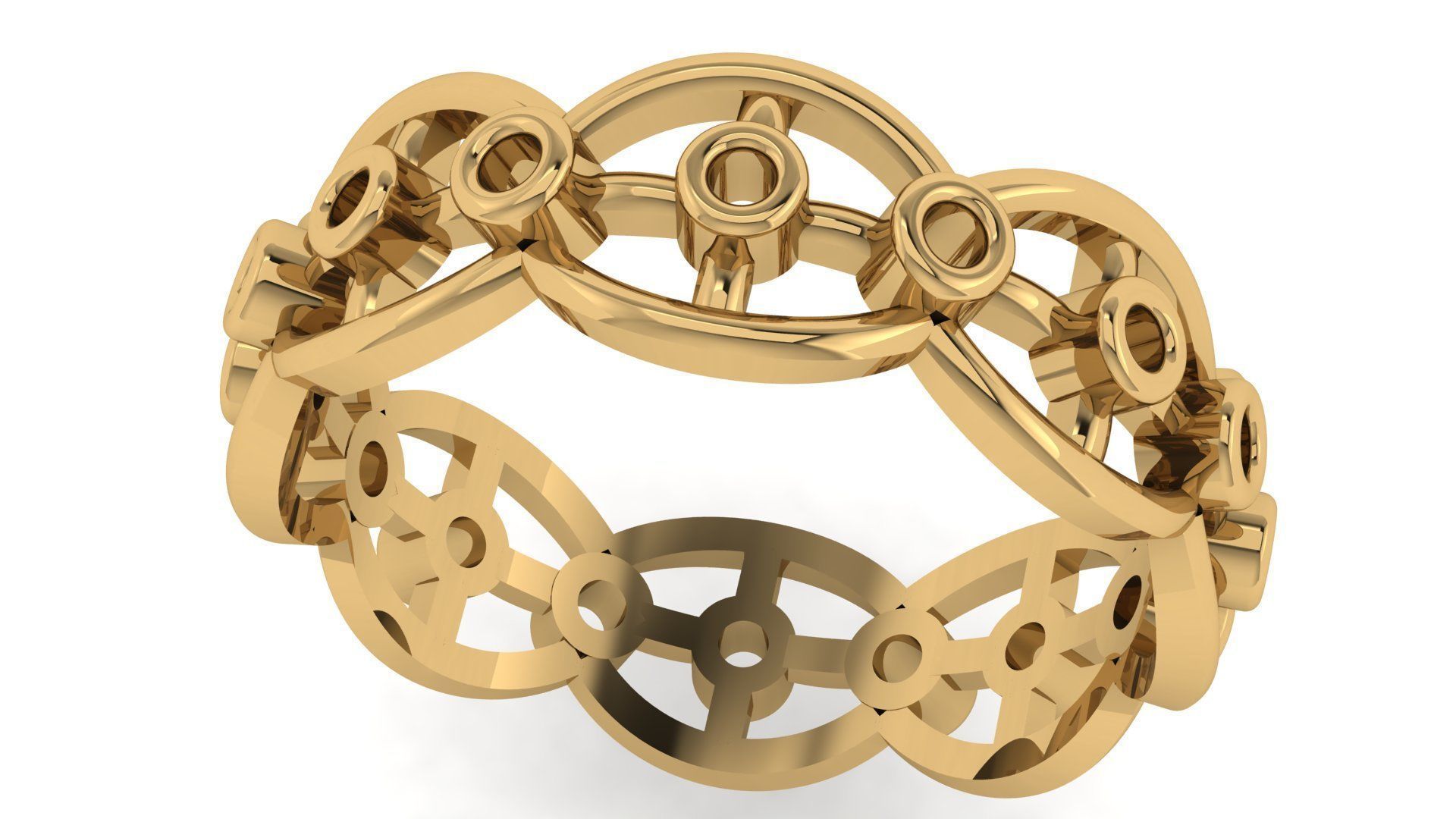 Plain Band ring  41 3D print model_4