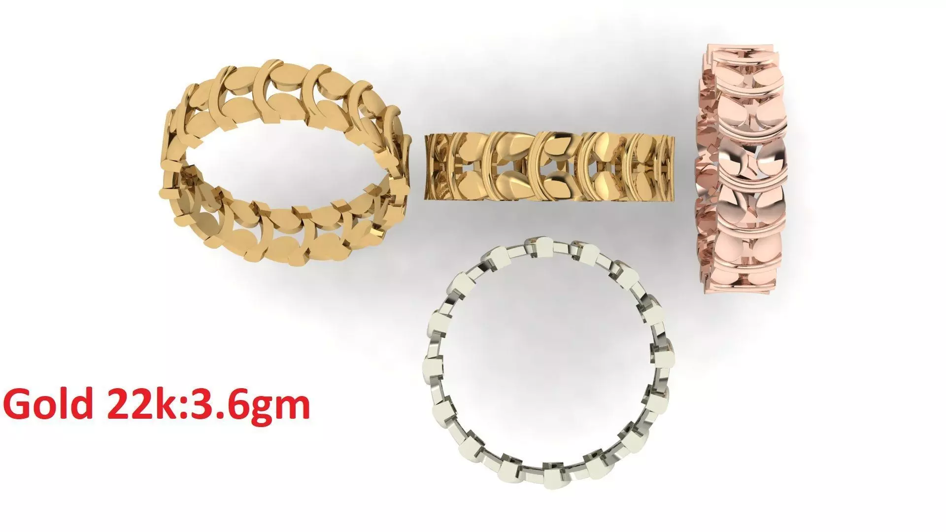 Plain Band ring 49 3D print model_0