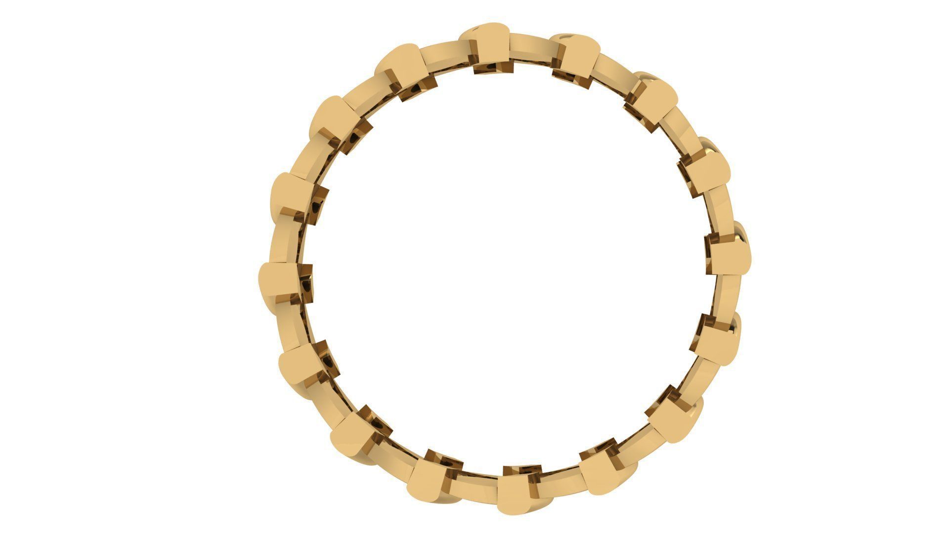 Plain Band ring 49 3D print model_2