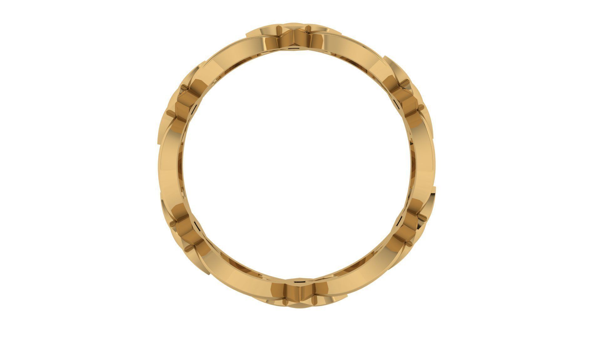 Plain Band ring  51 3D print model_2