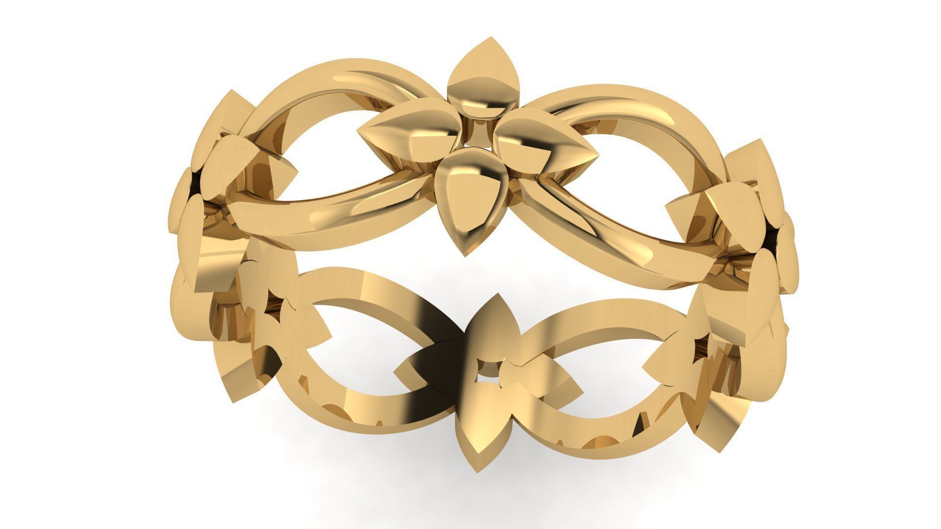 Plain Band ring  51 3D print model_4