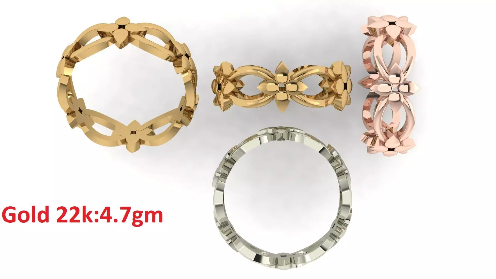 Plain Band ring  51 3D print model_0